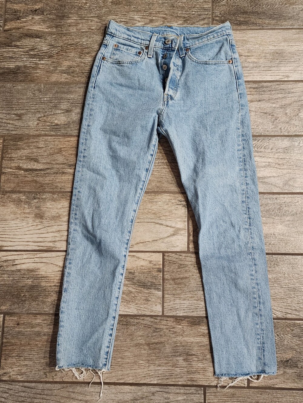 Levi's 501 Skinny Crop Jeans Womens 26x28
